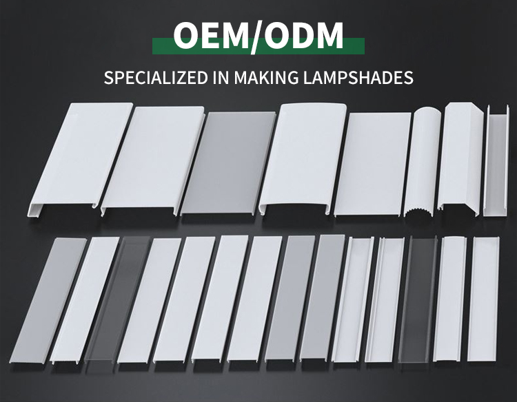 Polycarbonate Extrusion Diffuser Lampshade Polycarbonate Extrusion Diffuser Lampshade